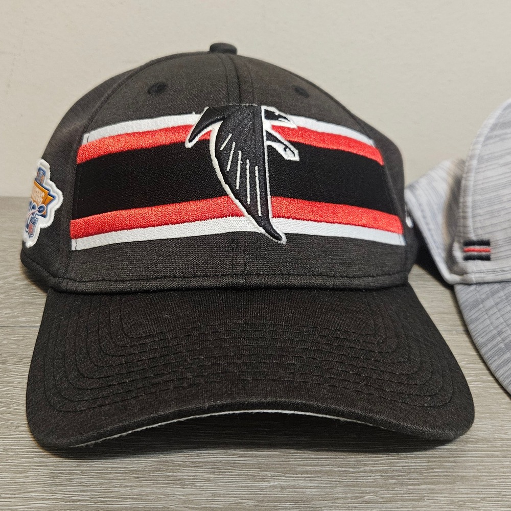 Atlanta Falcons Lot of (2) New Era Size Medium / Large Hats Caps StretchFit‎ - Picture 2 of 10